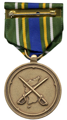 Korea Defense Service Medal (Back)